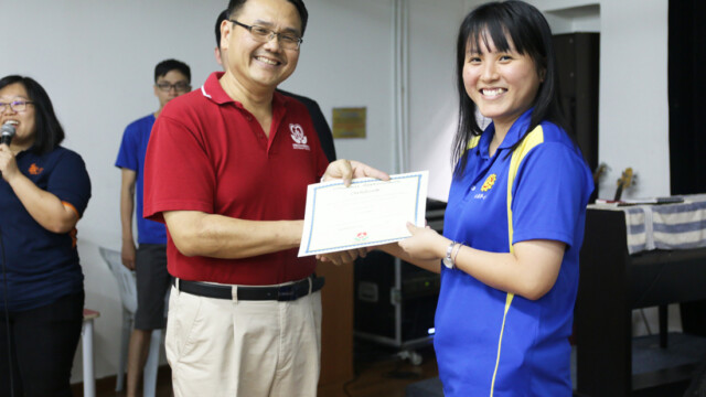 义工老师当天也获得表扬!